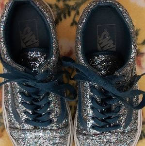 Glitter Vans shoes